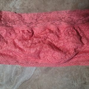 Miss Me Halter peachy orange lace Bralette